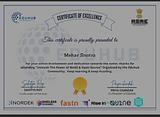Certifiacte of excellance