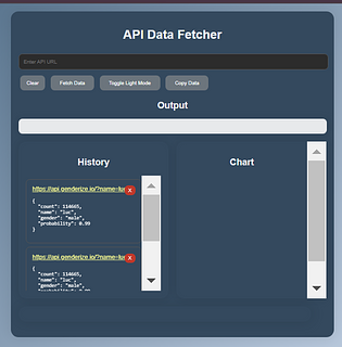 API Data fetcher API Data fetcher