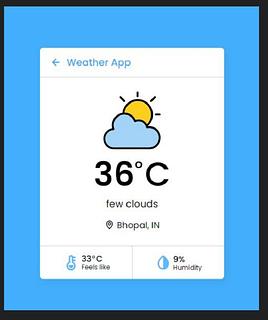 Weather app