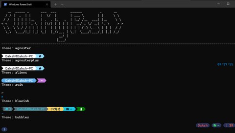 Customizing Windows Terminal using Oh My Posh Customizing Windows Terminal using Oh My Posh