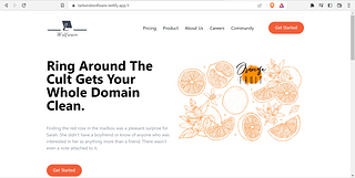 Static Responsive Tailwind Website