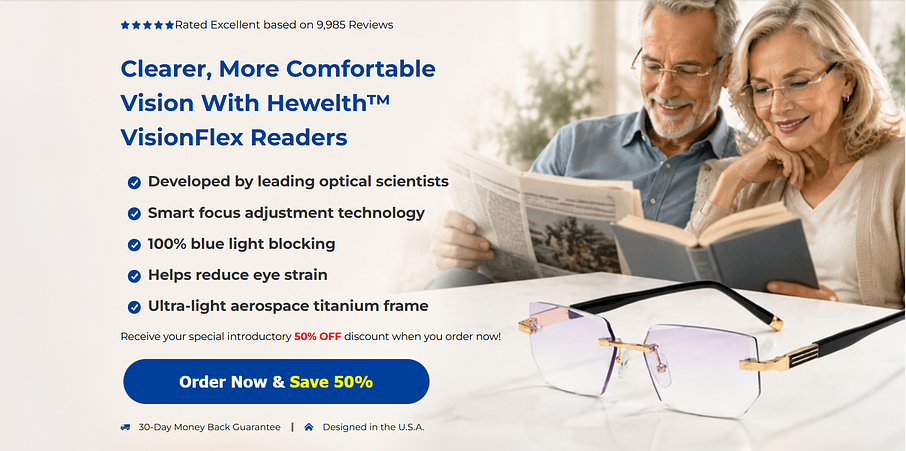 Hewelth VisionFlex Readers Reviews (USA) – Benefits, Cost, Features & Where to Buy Hewelth VisionFlex Readers Reviews (USA) – Benefits, Cost, Features & Where to Buy