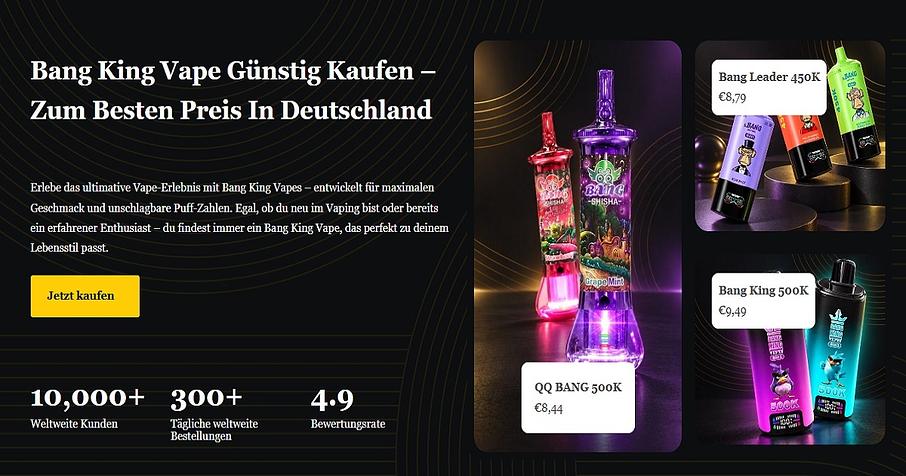 Bang King Vape Deutschland Bang King Vape Deutschland