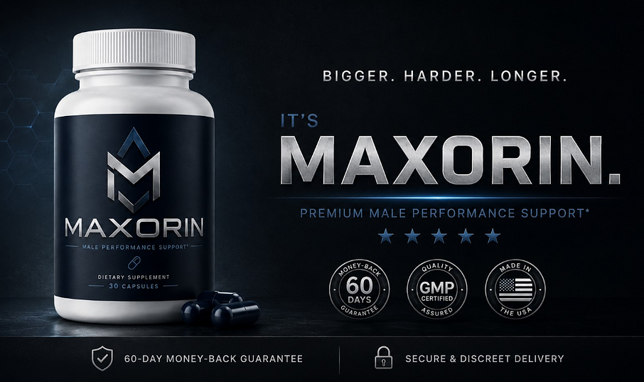 Maxorin Male Performance Sex Drive Naturally!