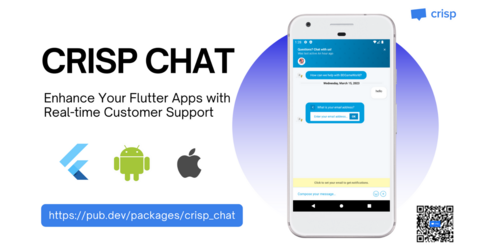 Introducing Crisp Chat: Enhance Your Flutter Apps with Real-time Customer Support