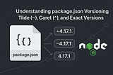 Understanding package.json Versioning: Tilde (~), Caret (^), and Exact Versions