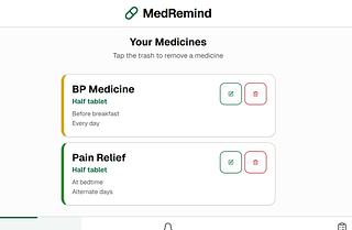 Early Medication App