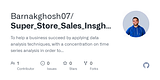 GitHub - Barnakghosh07/Super_Store_Sales_Insghts_and_Sales_Forcasting-: To help a business succeed by applying data analysis techniques, with a concentration on time series analysis in order to offer insightful information and precise sales forecasts.