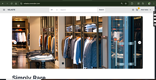 Velaste is a next-generation e-commerce platform Velaste is a next-generation e-commerce platform