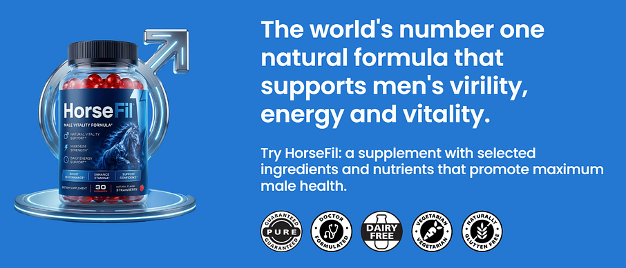 HorseFil Male Vitality Formula: Key Ingredients & Benefits (US)