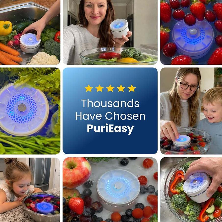 PuriEasy™ Food Cleaner USA Real Customer Experiences Deep Cleaning 
