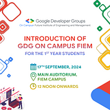 Introduction to GDG On Campus for 1st Year Students | Google Developer Groups