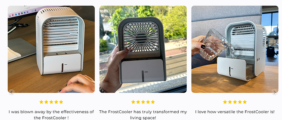 FrostCooler Portable AC: Cool down your personal area immediately