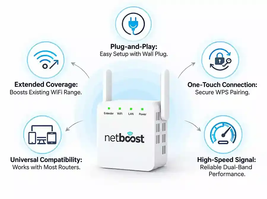NetBoost WiFi Repeater