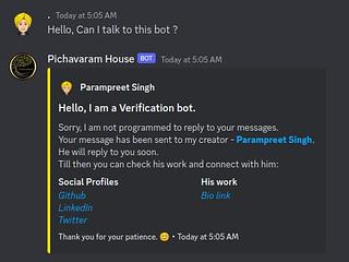 Discord Verification Bot Discord Verification Bot