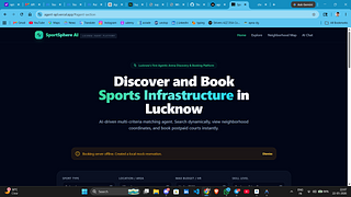 SportSphere AI – Agentic Sports Discovery & Booking Platform