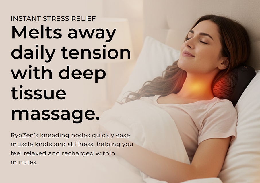 RyoZen Massager for Muscle Tension & Stress Relief: Complete Overview RyoZen Massager for Muscle Tension & Stress Relief: Complete Overview