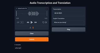 Bridging the Language Gap: AI-Powered Local Language Transcription and Translation