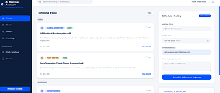 AI Meeting & Follow-Up Assistant AI Meeting & Follow-Up Assistant