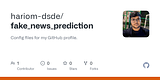 GitHub - hariom-dsde/fake_news_prediction.
