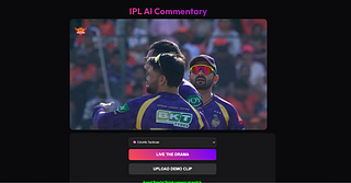 IPL Commentary Agent in Bollywood style
