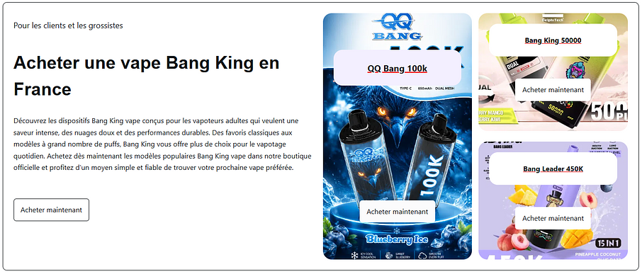 Acheter une vAcheter une vape Bang King en Franceape Bang King en France Acheter une vAcheter une vape Bang King en Franceape Bang King en France